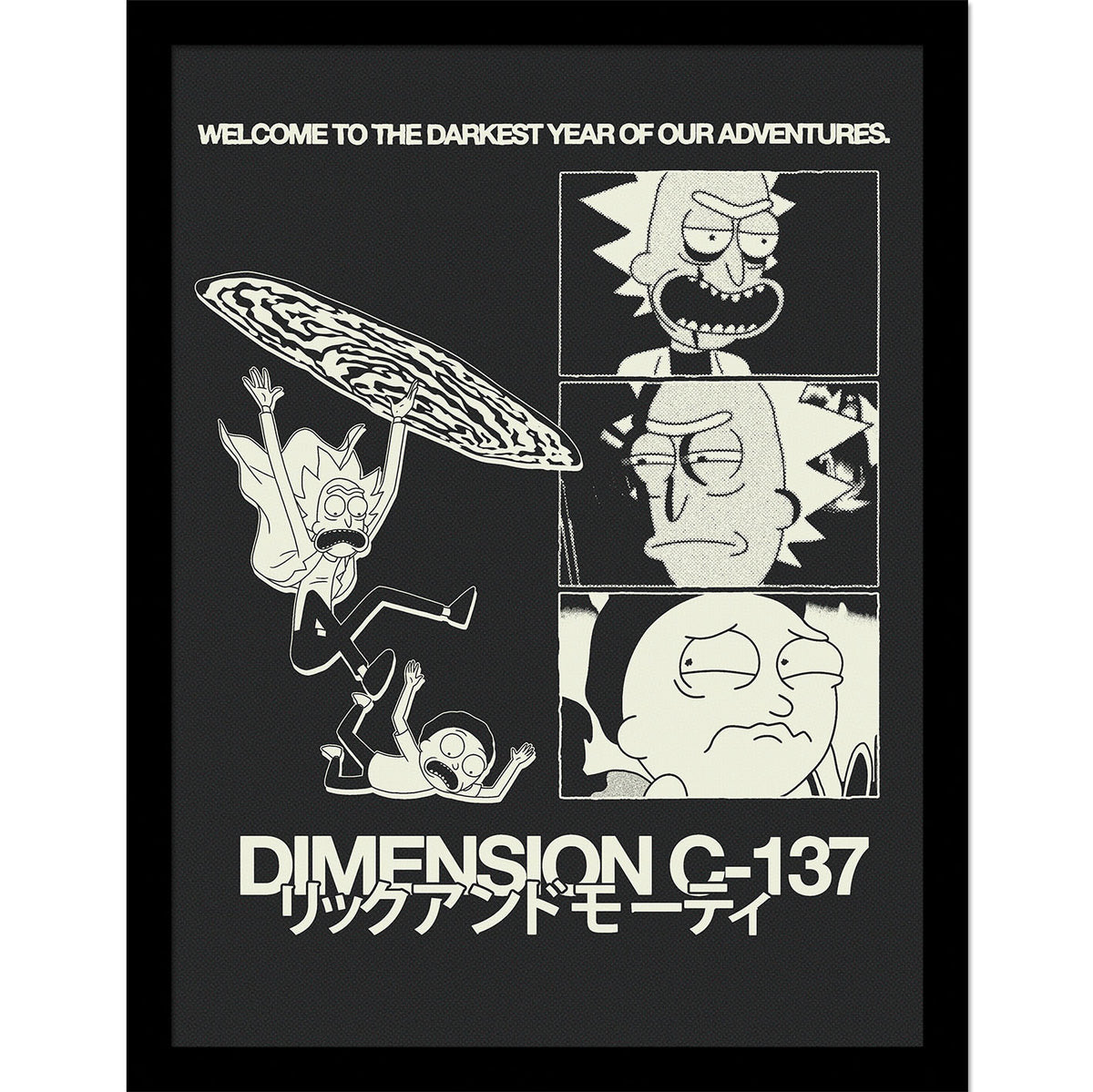 Rick And Morty (Dimension C-137) Collectors Print – Pyramid