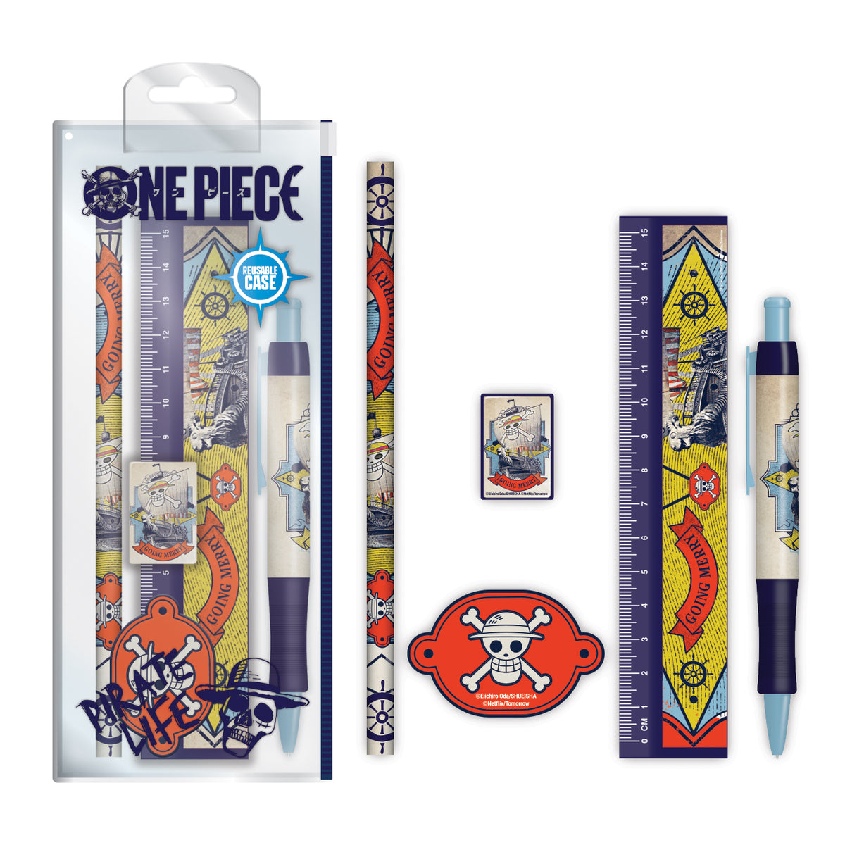 ワンピース Fancy Stationery One Piece Live Action (Going Merry) Stationery Set – Pyramid