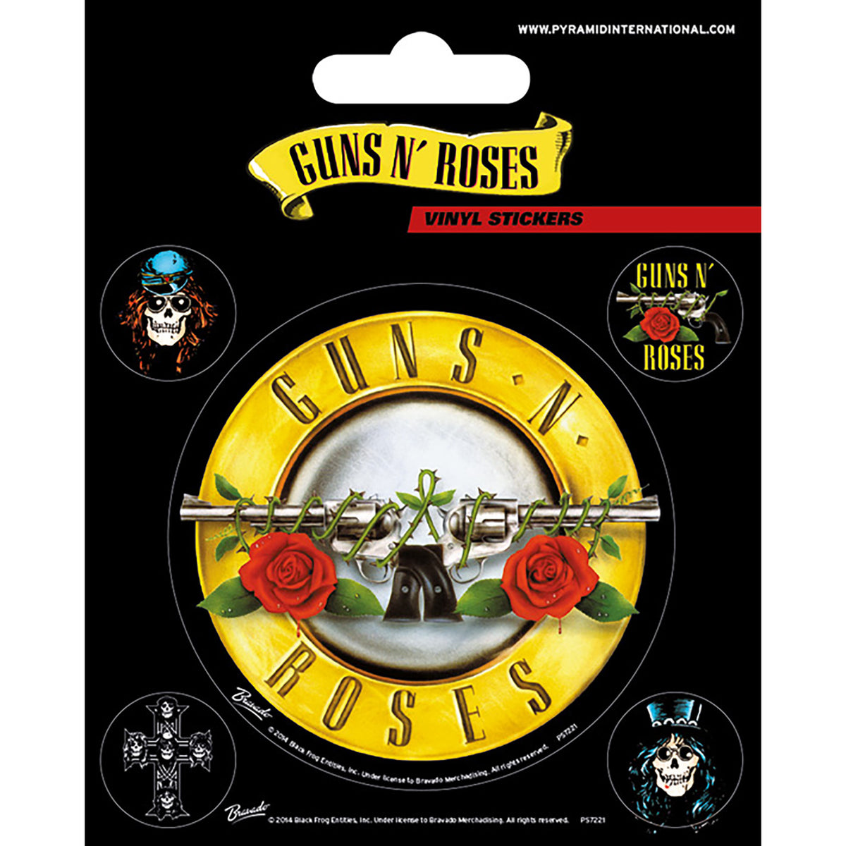 Guns N' Roses (Bullet Logo) Vinyl Sticker Set – Pyramid International