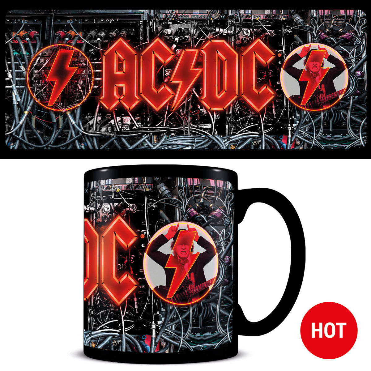 Tazza Termocromatica Pyramid International DC Comics 'The Killing Joke': Tazza Che Cambia Colore Con Il Calore, Licenza Ufficiale, Lavabile In Microonde E Lavastoviglie