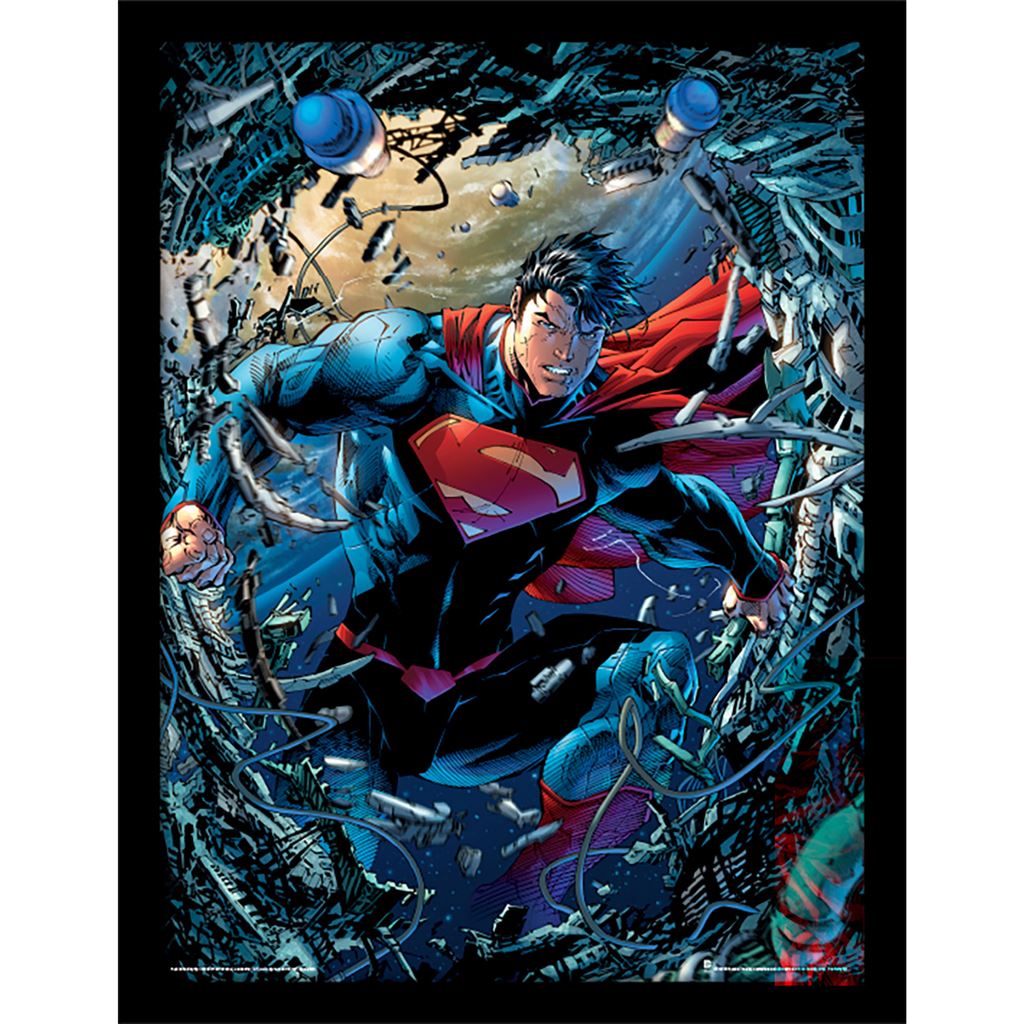 Superman (Unchained) Framed 30x40cm Print – Pyramid International