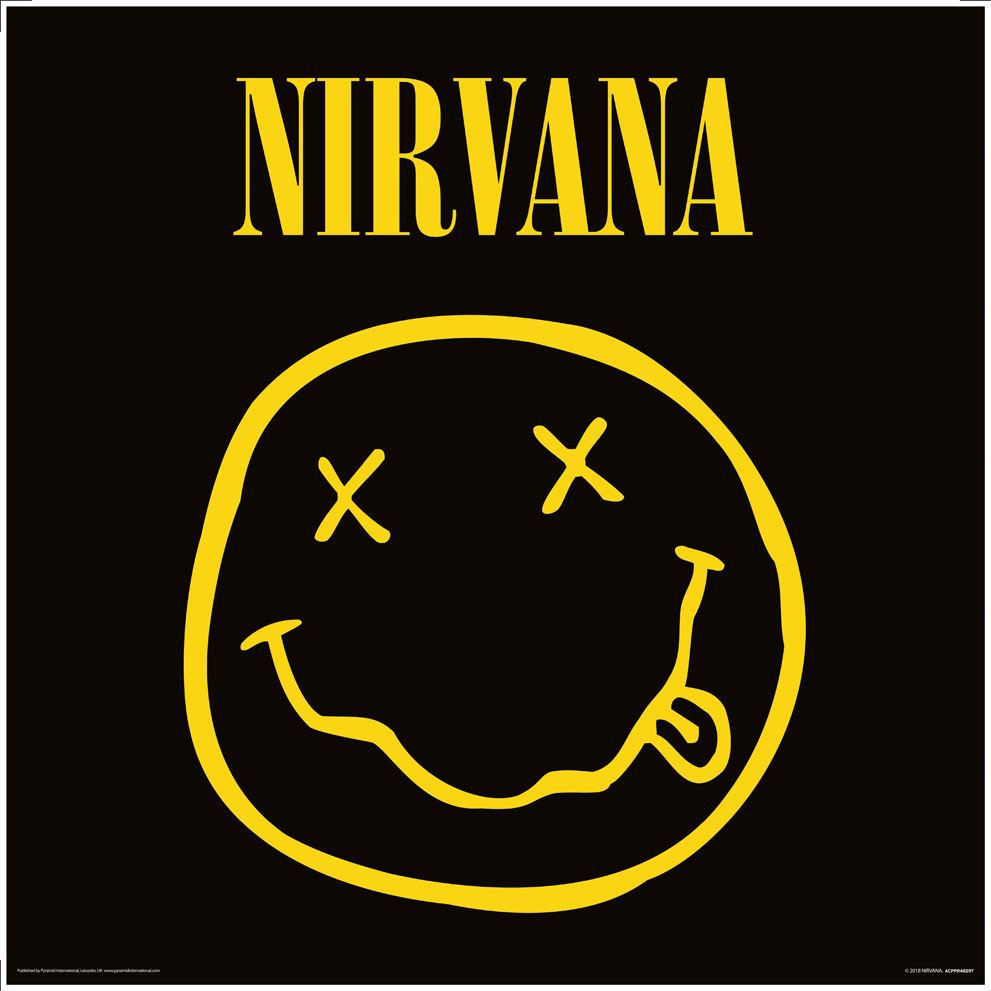 Nirvana (Smiley)  12" Album Cover Print (Loose)
