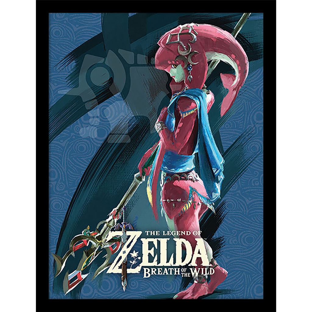 The Legend of Zelda: Botw (Mipha) 30 x 40cm Collector Print (Framed)