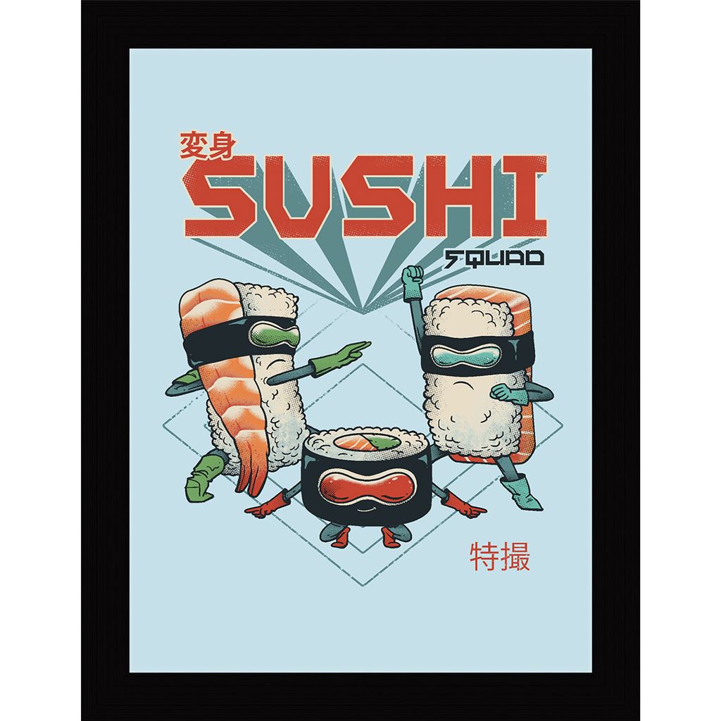Vincent Trinidad (Sushi Squad) 30 x 40cm Collector Print (Framed)