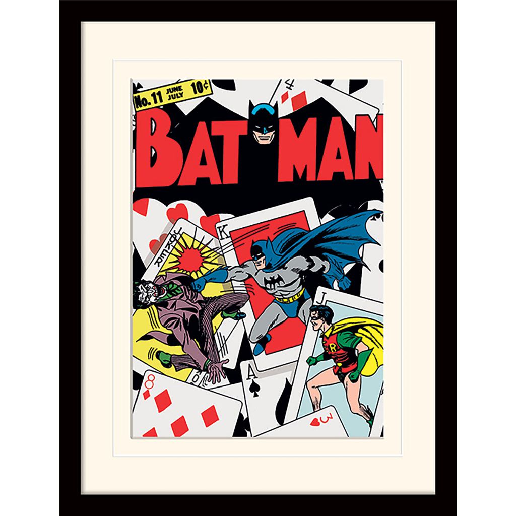 Batman (Card Clash) 30 x 40cm Collector Print (Mounted Framed)