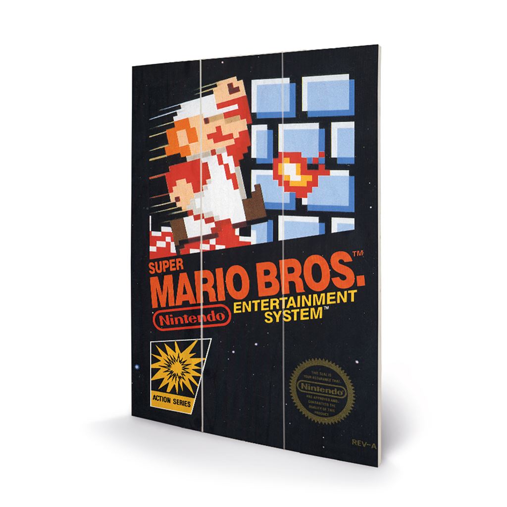 Super Mario Bros. (NES Cover) 20 x 29.5cm
