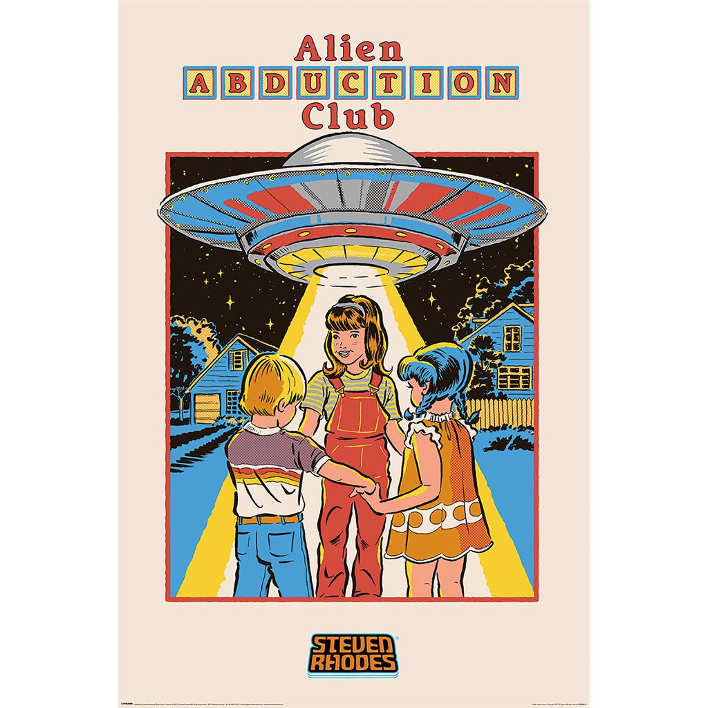 Steven Rhodes - Alien Abduction Club  61 X 91.5cm Maxi Poster