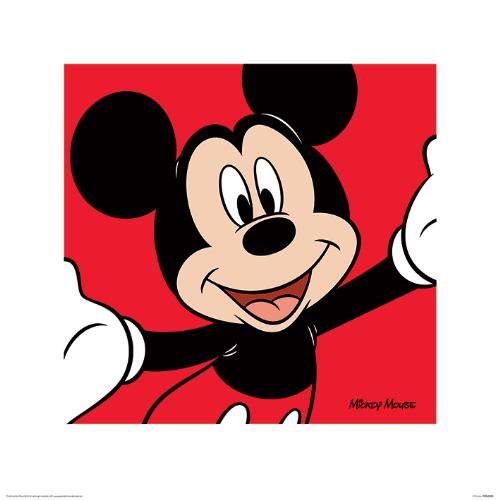 D -MICKEY MOUSE (RED) - 40X40