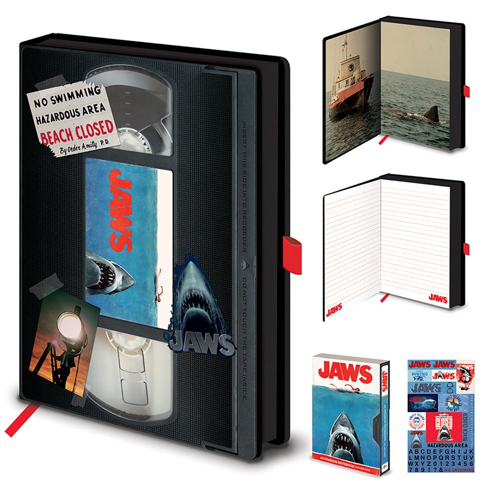 JAWS (VHS) A5 PREMIUM NOTEBOOK