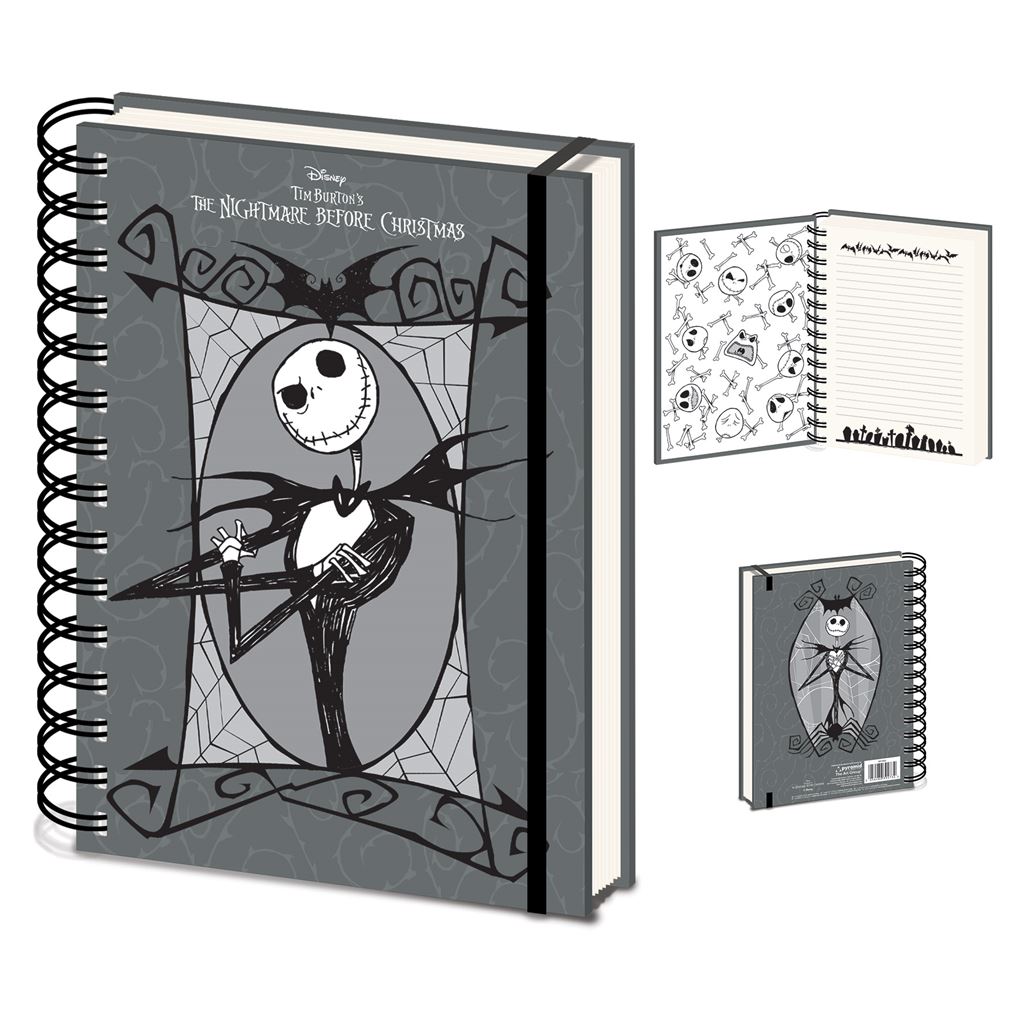 The Nightmare Before Christmas (Spooky) A5 Wiro Notebook