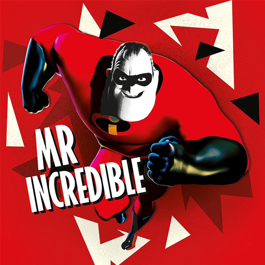 INCREDIBLES 2 (MR INCREDIBLES IN ACTION) 40 X 40CM