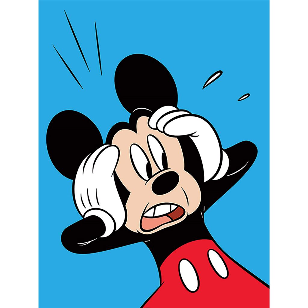 MICKEY MOUSE (SHOCKED) - 30X40