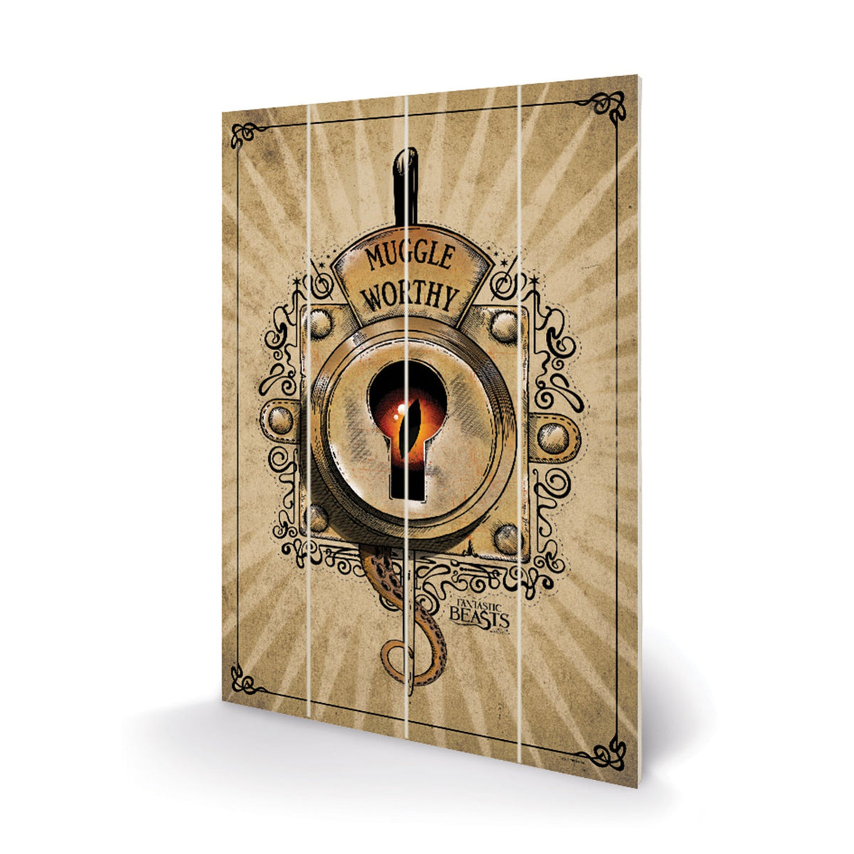 Fantastic Beasts (Muggle Worthy) 40x59cm MDF Wooden Wall Art Print ...