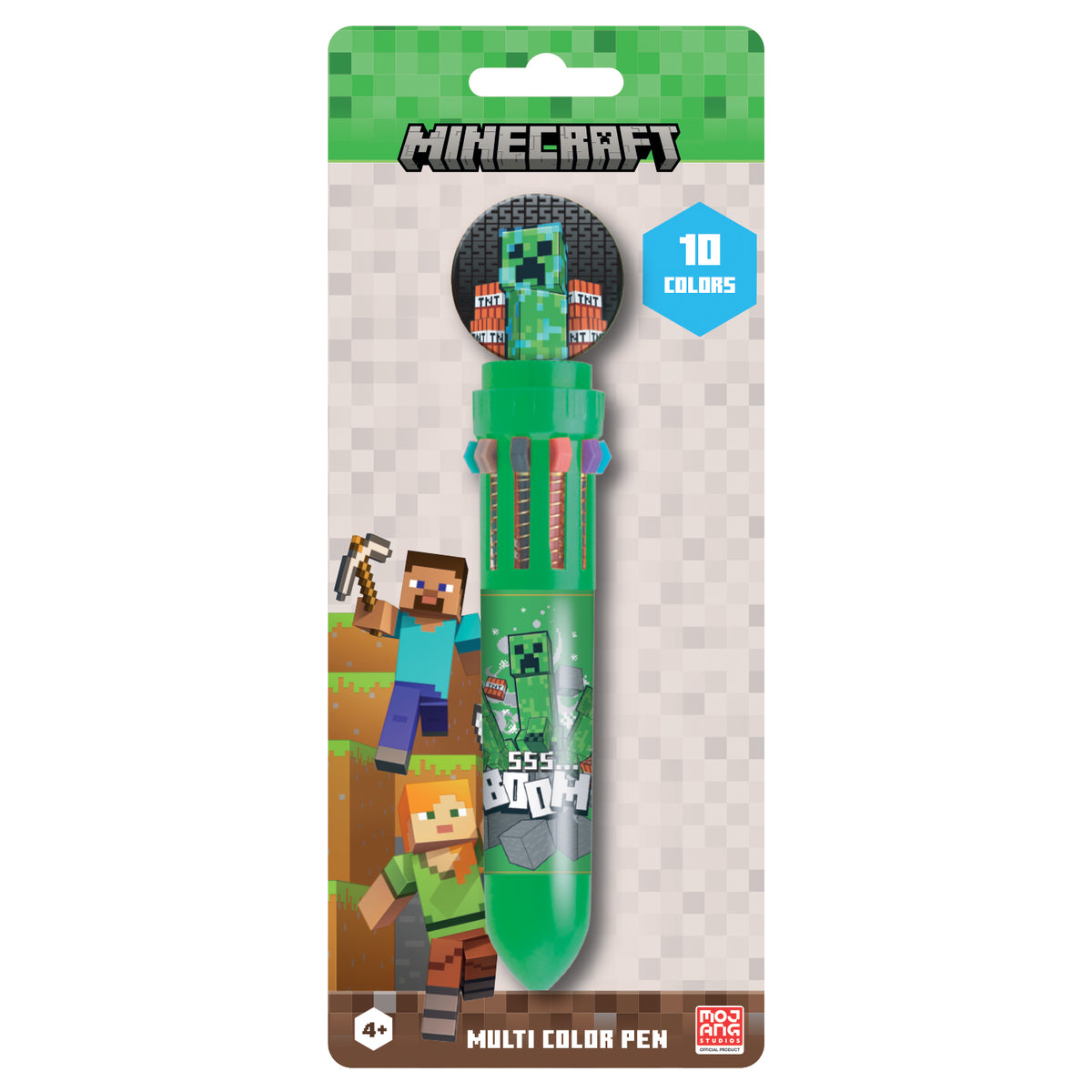 Minecraft (Boom) 10-in-1 Colour Pen – Pyramid International