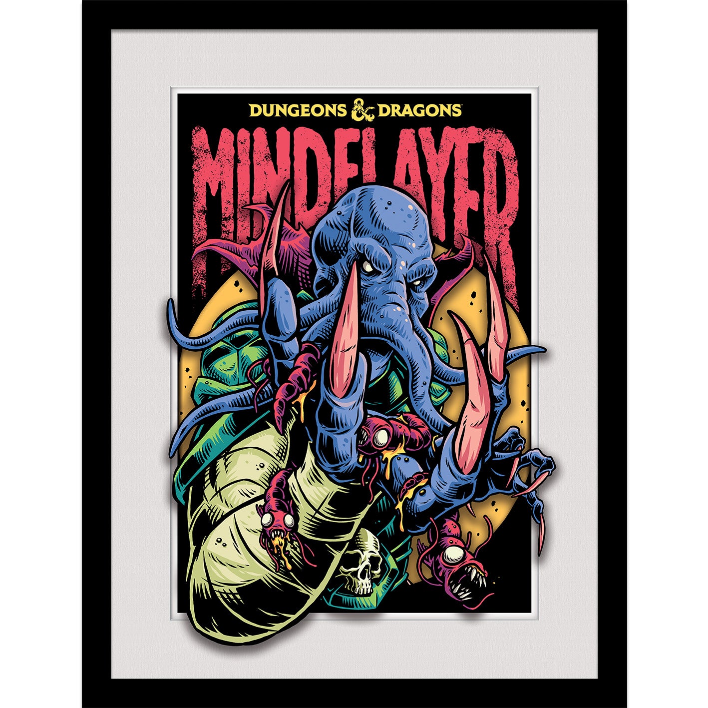 Dungeons & Dragons (Mindflayer) Framed 30x40cm Breakout Print