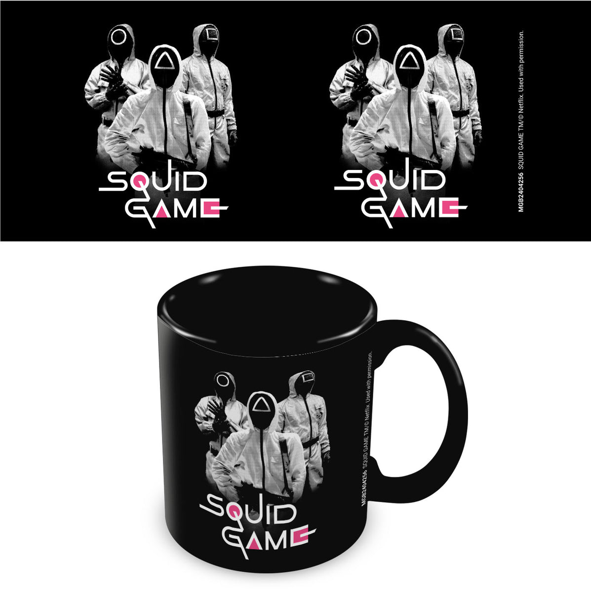 Squid Game 2 (Guards) Black Pod Mug – Pyramid International