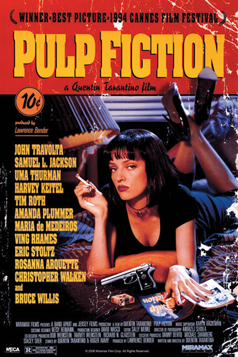 PULP FICTION ヴィンテージ・ポスター 特大 タランティーノ