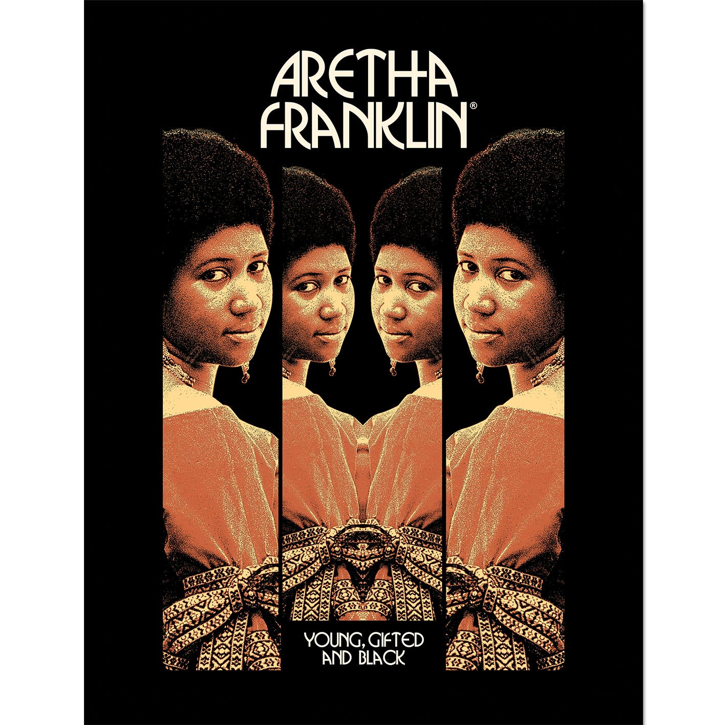 Aretha Franklin (Young, Gifted And Black) Collector Print
