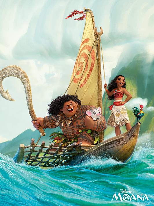 Moana (Boat) 60X80 – Pyramid International