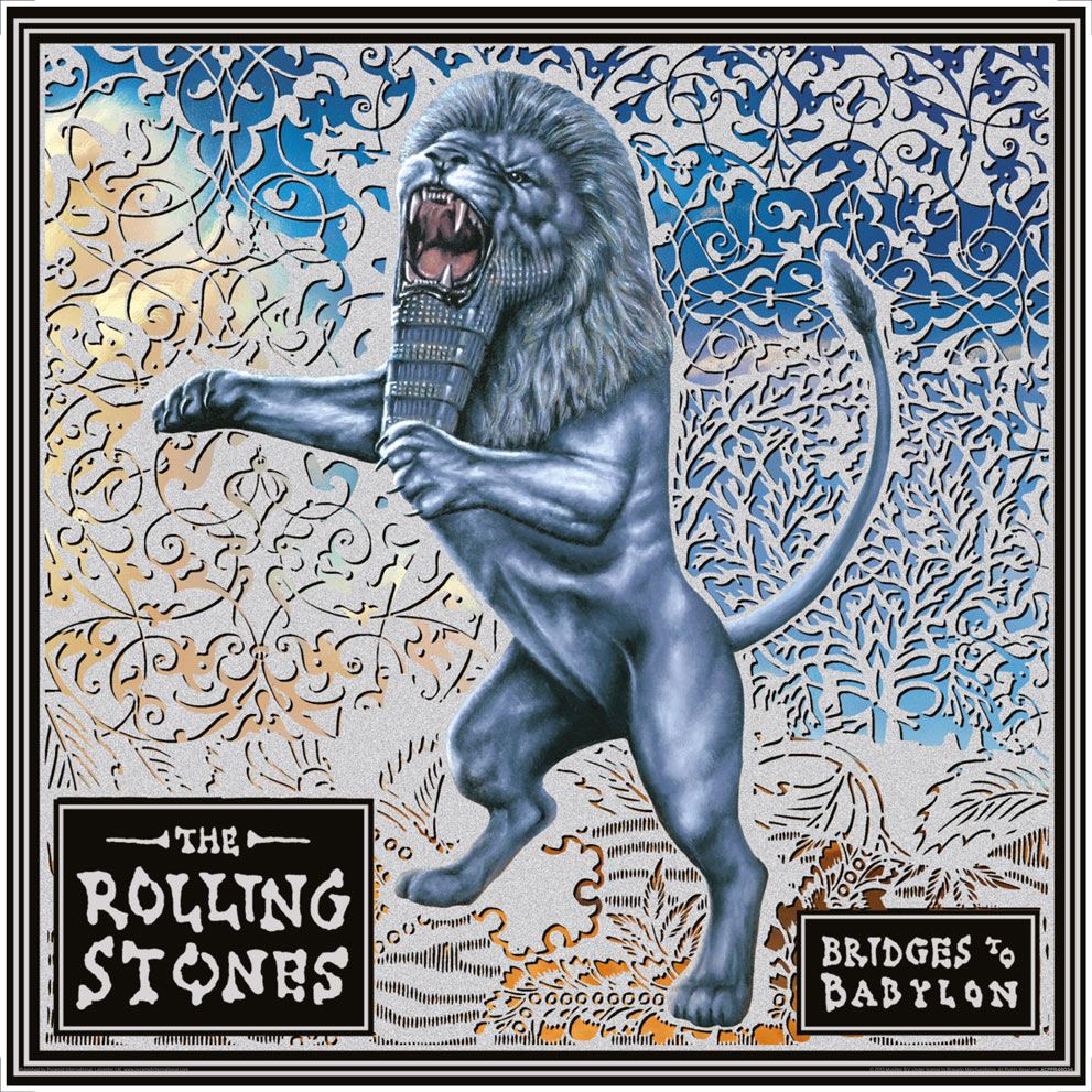 The Rolling Stones (Bridges to Babylon) 12" Album Cover Print (Loose)
