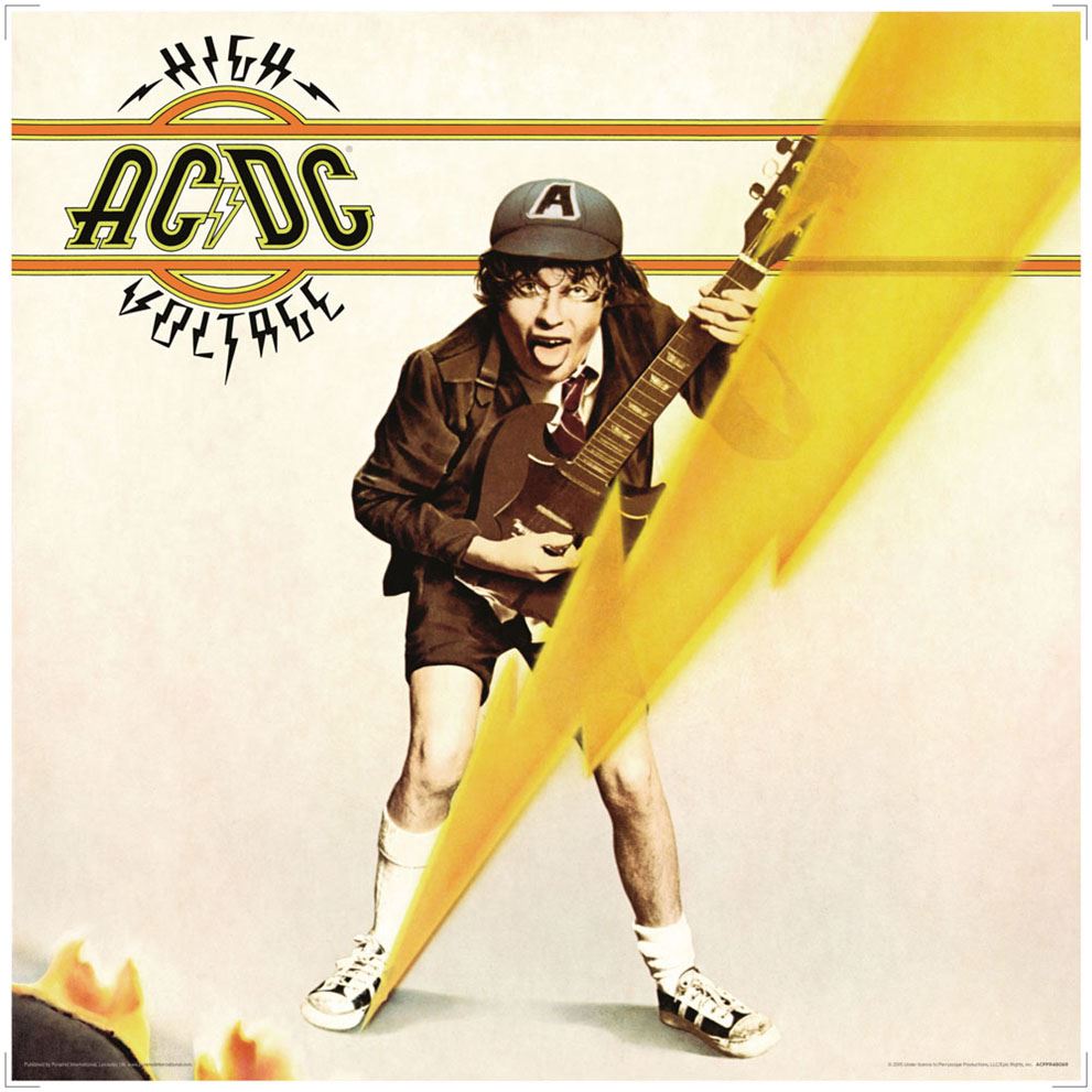 AC/DC (High Voltage) 12" Album Cover Print (Loose)