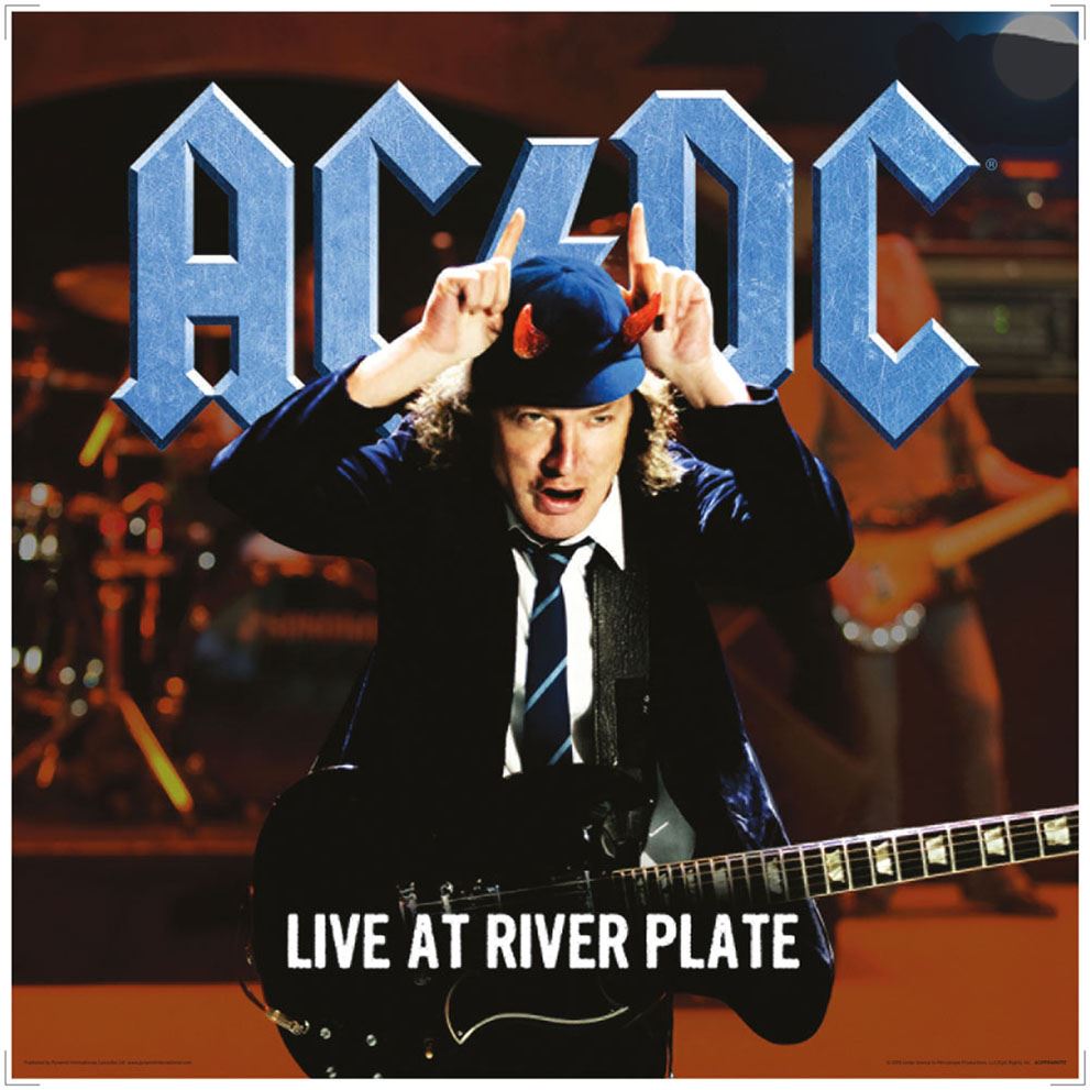 AC/DC (Live Aa River Plate) 12" Album Cover Print (Loose)