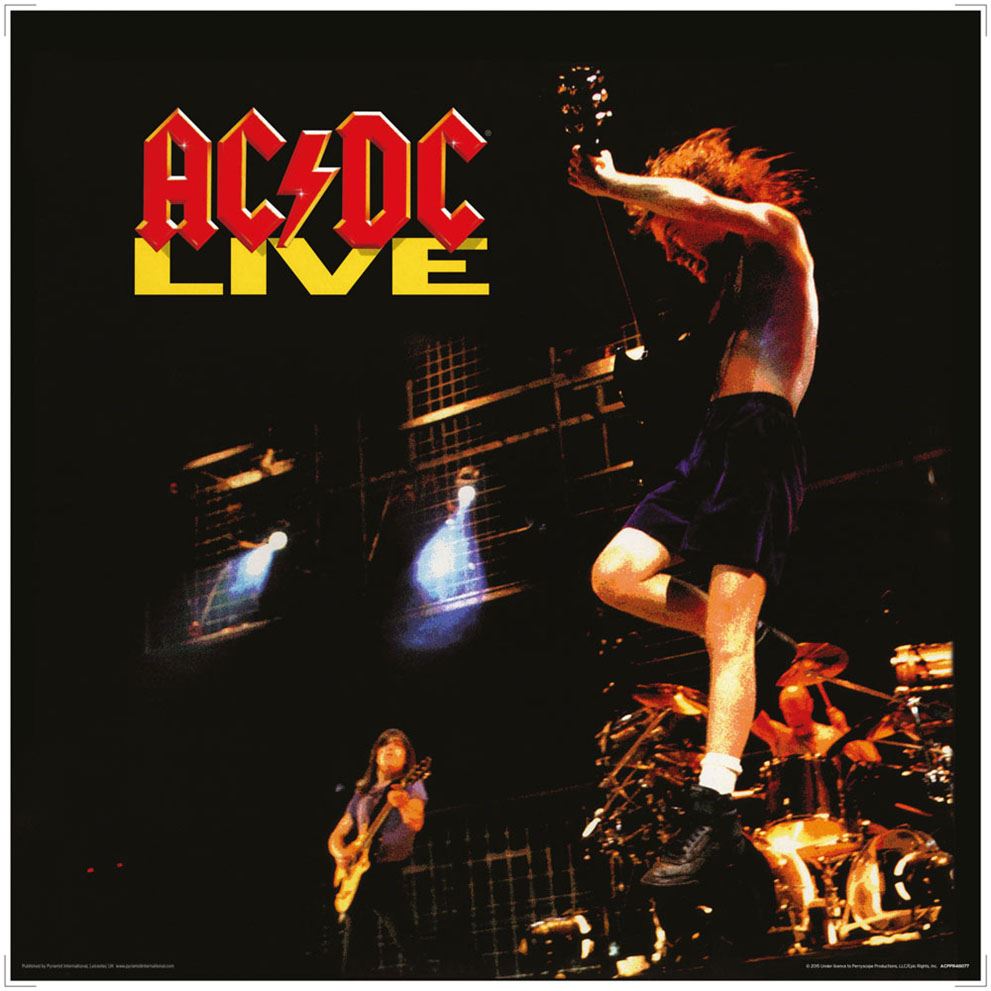 AC/DC (Live) 12" Album Cover Print (Loose)