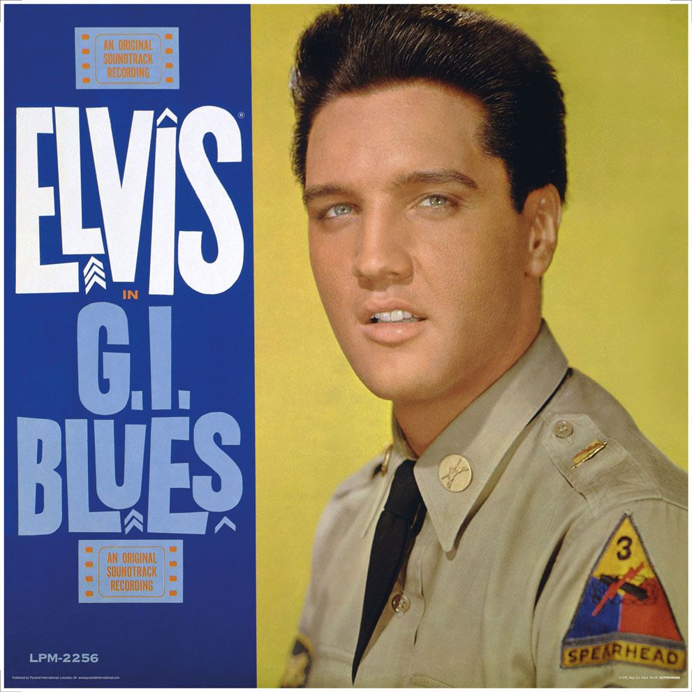 Elvis Presley (G.I. Blues) 12" Album Cover Print (Loose)