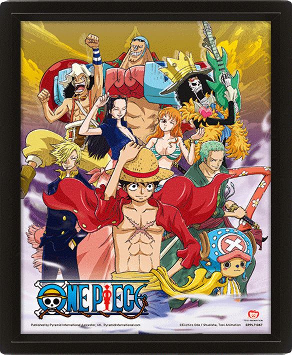 One Piece (Straw Hat Crew Victory) 10 x 8"