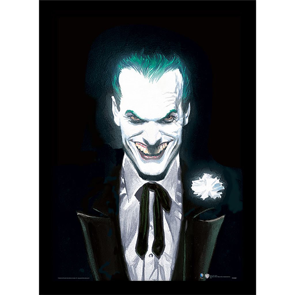 DC Comics (Joker Suited) 30 x 40cm Collector Print (Framed)