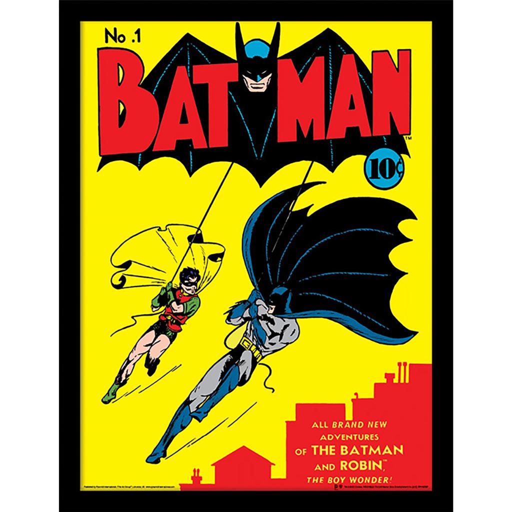 Batman (No.1) 30 x 40cm Collector Print (Framed)
