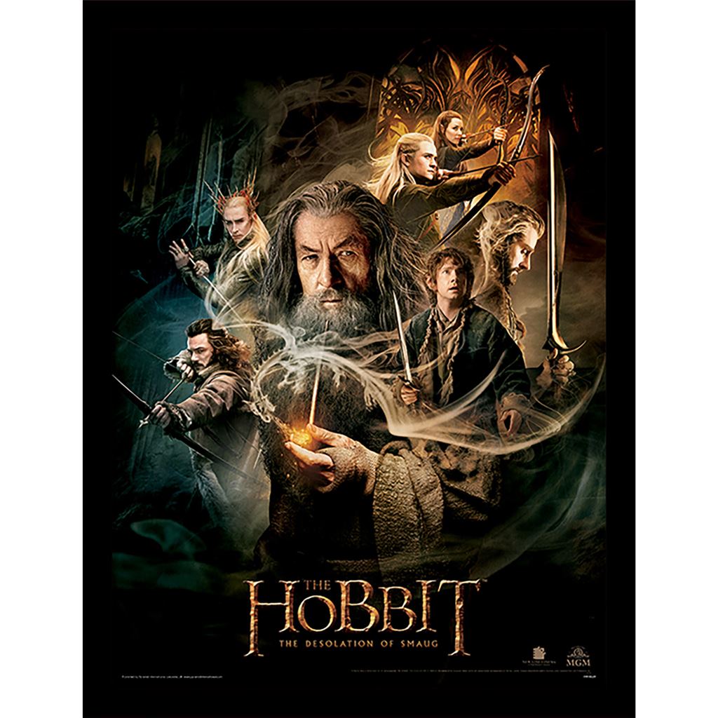 The Hobbit Dos (One Sheet) 30 x 40cm Collector Print (Framed)