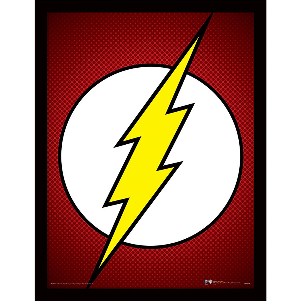 DC Comics (The Flash Symbol) 30 x 40cm Collector Print (Framed)