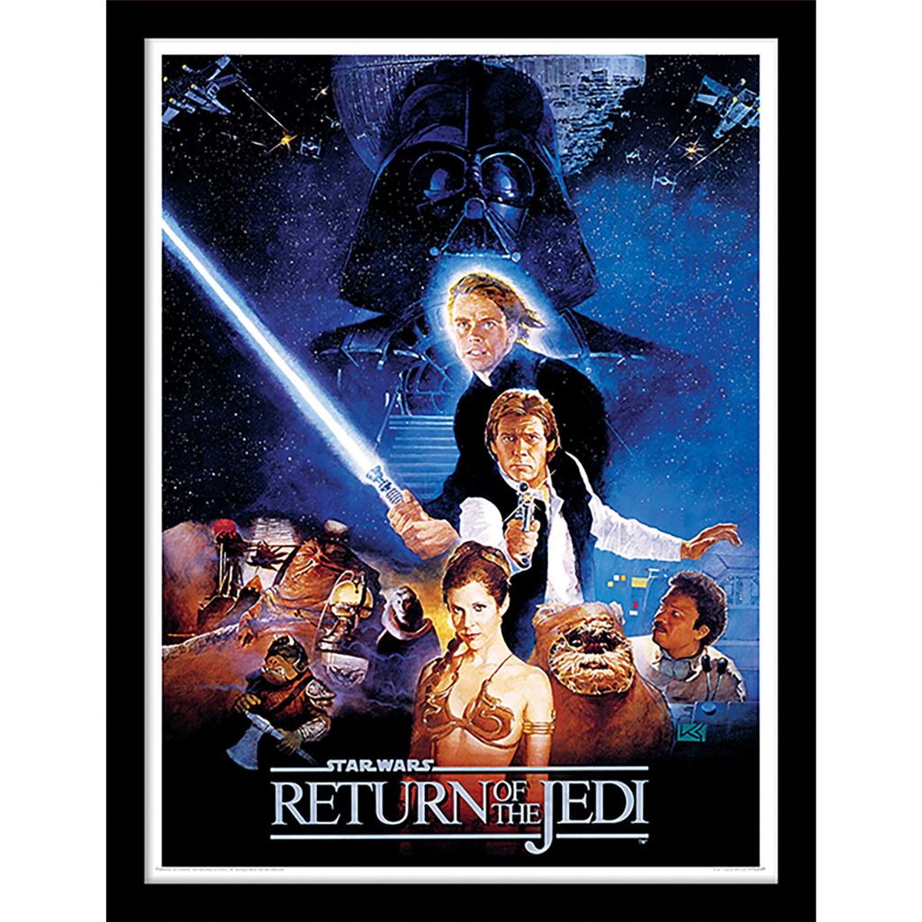 Star Wars Return of the Jedi  (One Sheet) 30 x 40cm Collector Print (Framed)