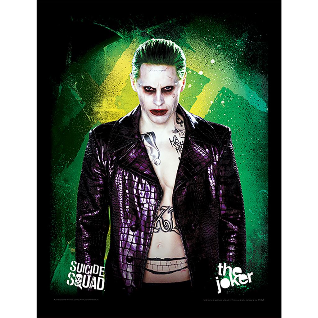Suicide Squad (The Joker) 30 x 40cm Collector Print (Framed)