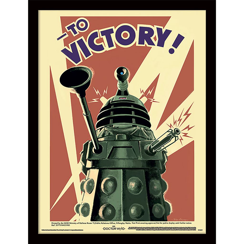 Doctor Who (Victory) 30 x 40cm Collector Print (Framed)