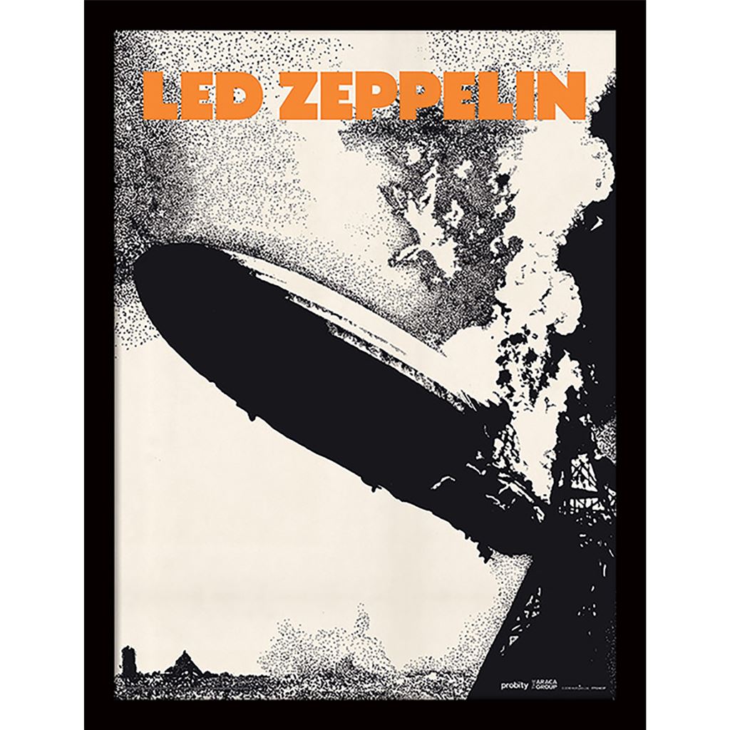 Led Zeppelin (Led Zeppelin I) 30 x 40cm Collector Print (Framed)