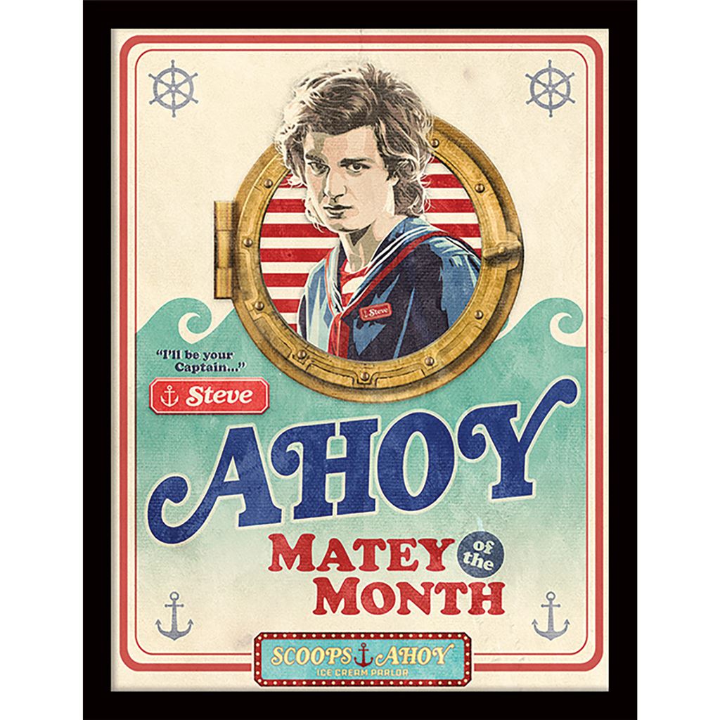 Stranger Things (Matey of the Month) 30 x 40cm Collector Print (Framed)