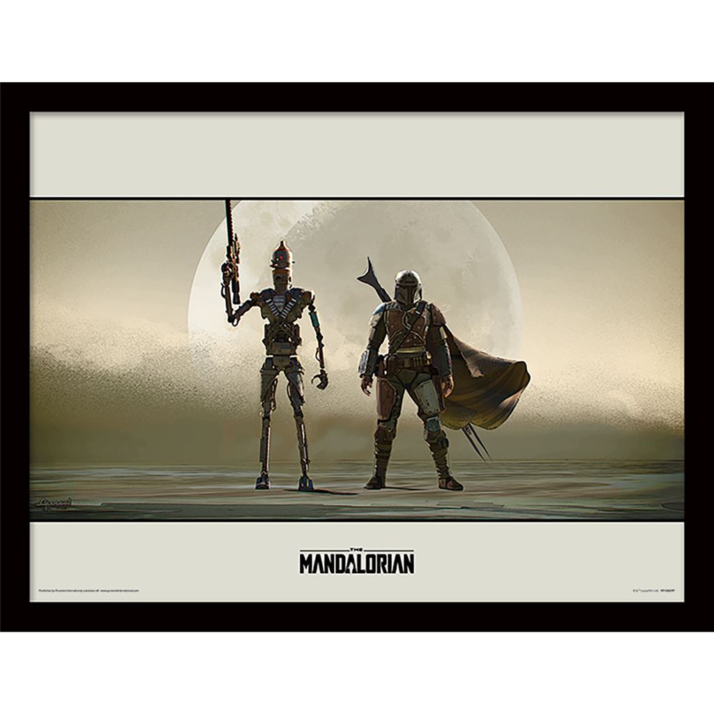 Star Wars: The Mandalorian (Duo) 30 x 40cm Collector Print (Framed)