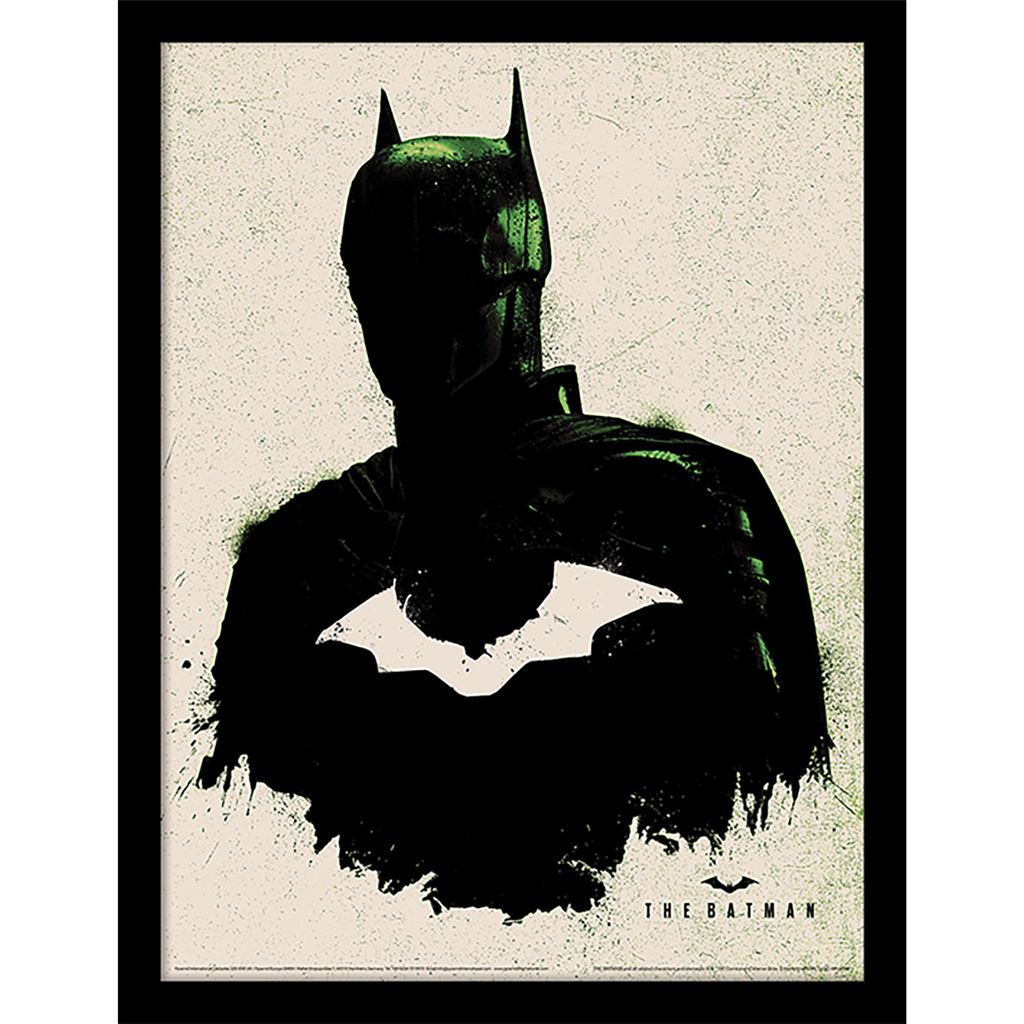 The Batman (Grit) 30 x 40cm Collector Print (Framed)