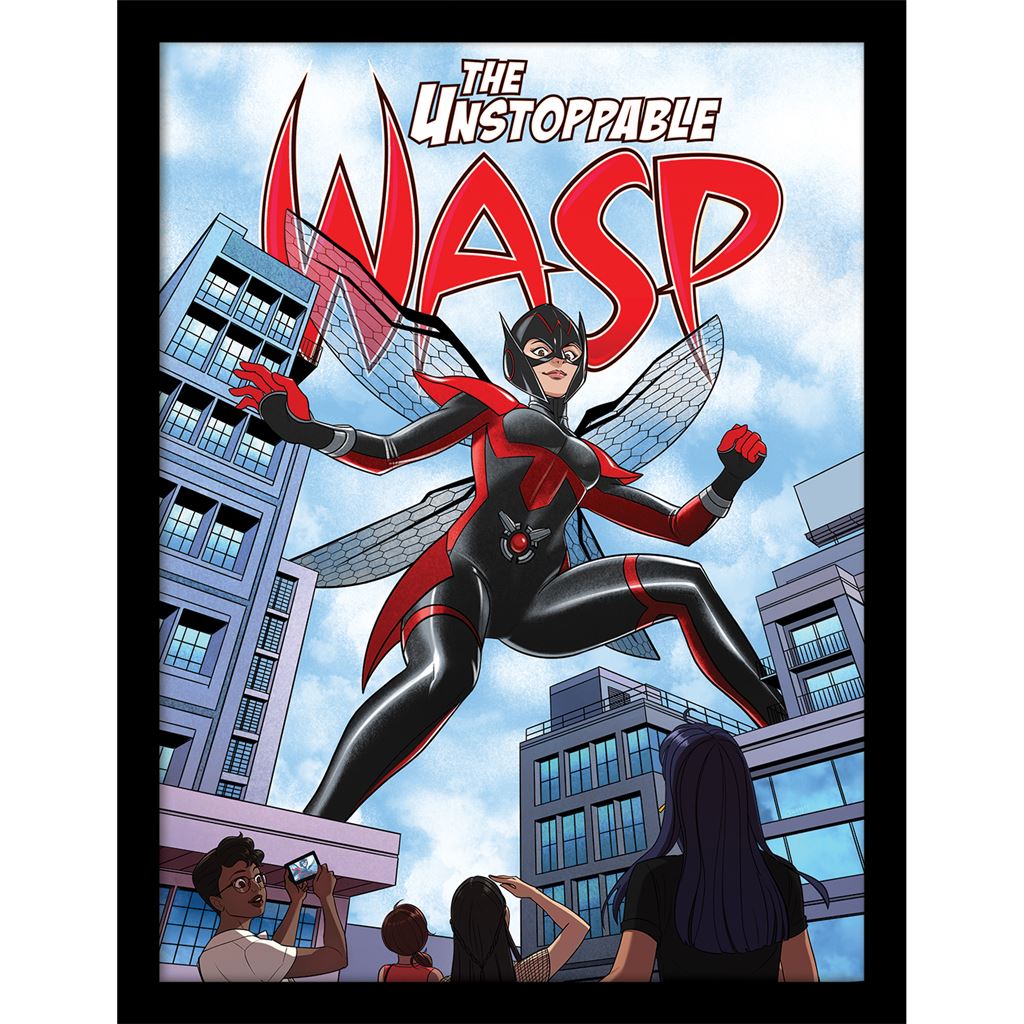 The Wasp (Unstoppable) 30 x 40cm Collector Print (Framed)