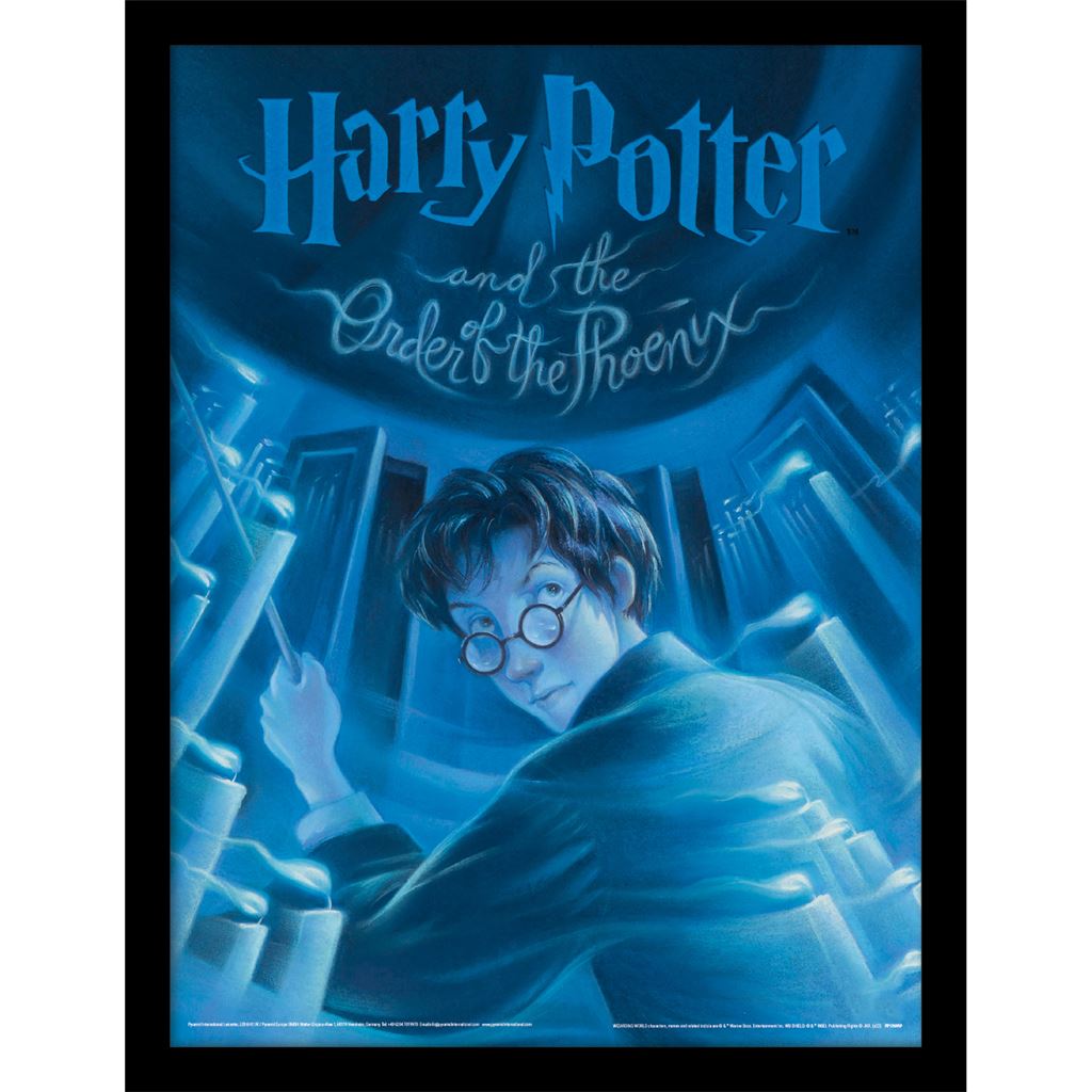 Harry Potter (The Order Of The Phoenix Book) 30 x 40cm Collector Print (Framed)