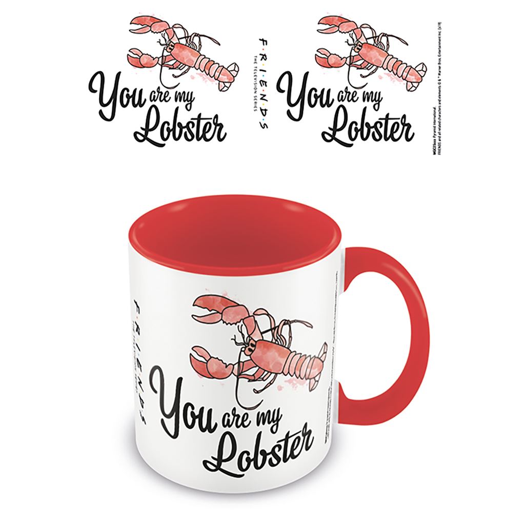 FRIENDS (YOU ARE MY LOBSTER) RED INNER C MUG