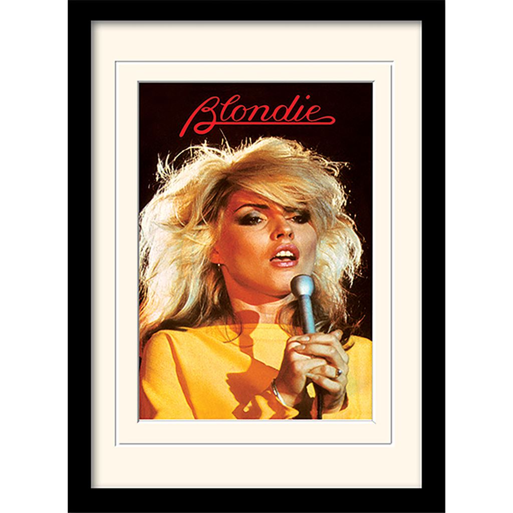 Blondie (Heart Of Glass) 30 x 40cm Collector Print (Mounted Framed)