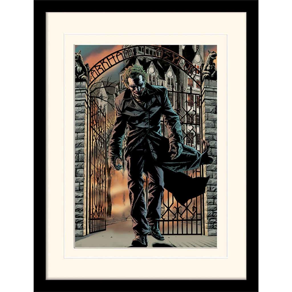 Batman (The Joker Released) 30 x 40cm Collector Print (Mounted Framed)