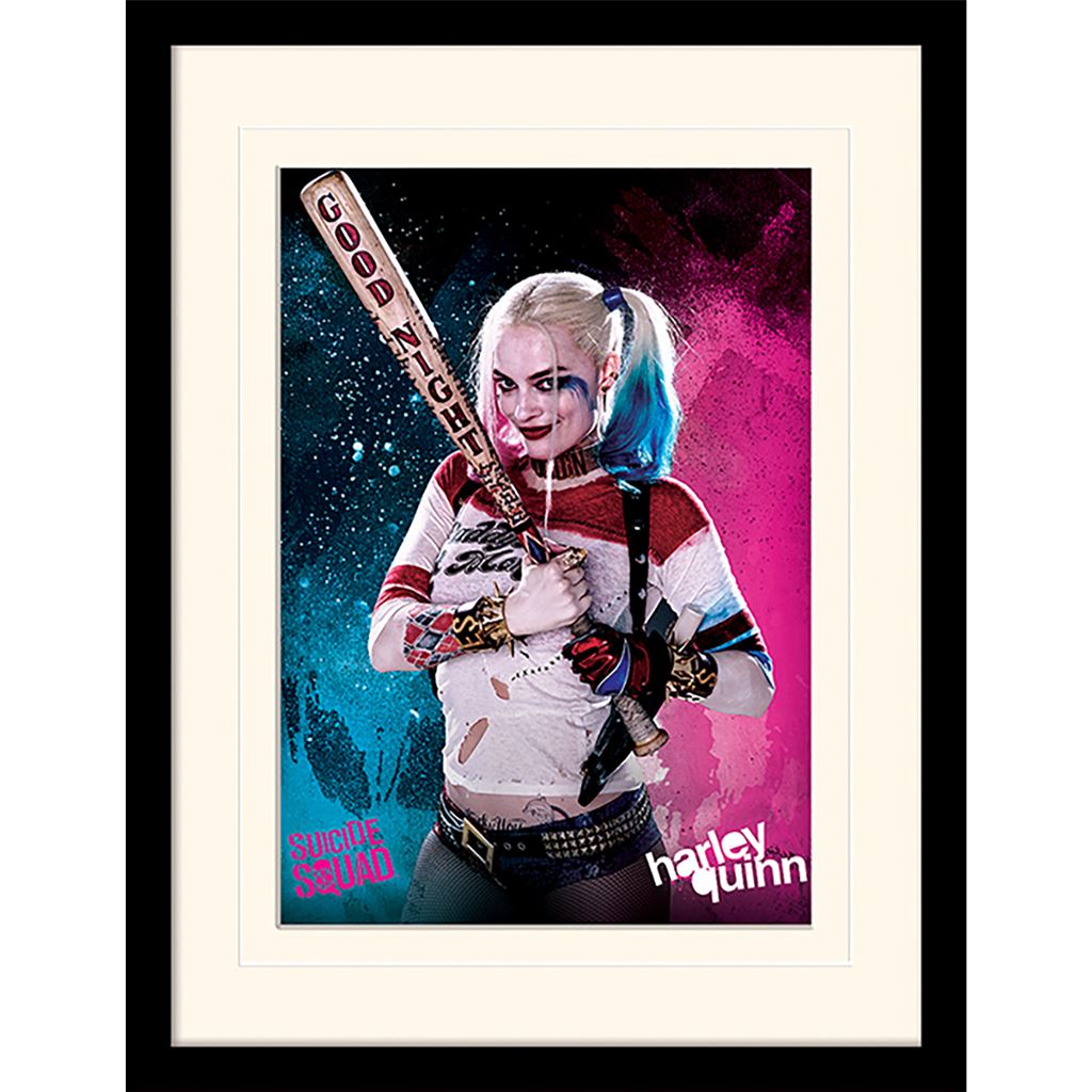 Suicide Squad (Harley Quinn) 30 x 40cm Collector Print (Mounted Framed)