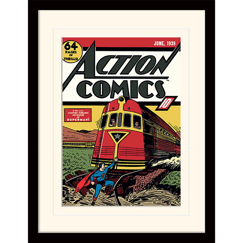 Superman (Thrilling Adventure) 30 x 40cm Collector Print (Mounted Framed)