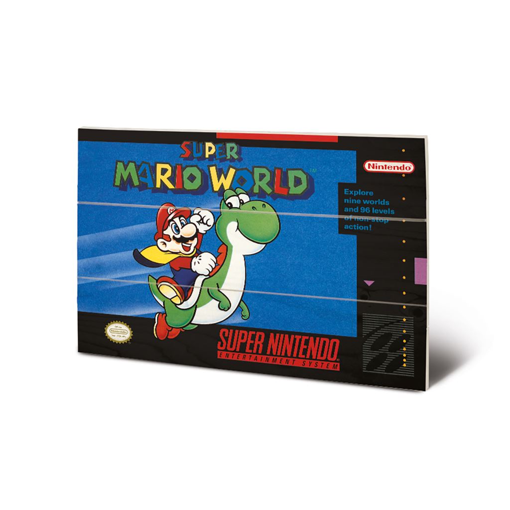 Super Nintendo (Super Mario World) 20 x 29.5cm