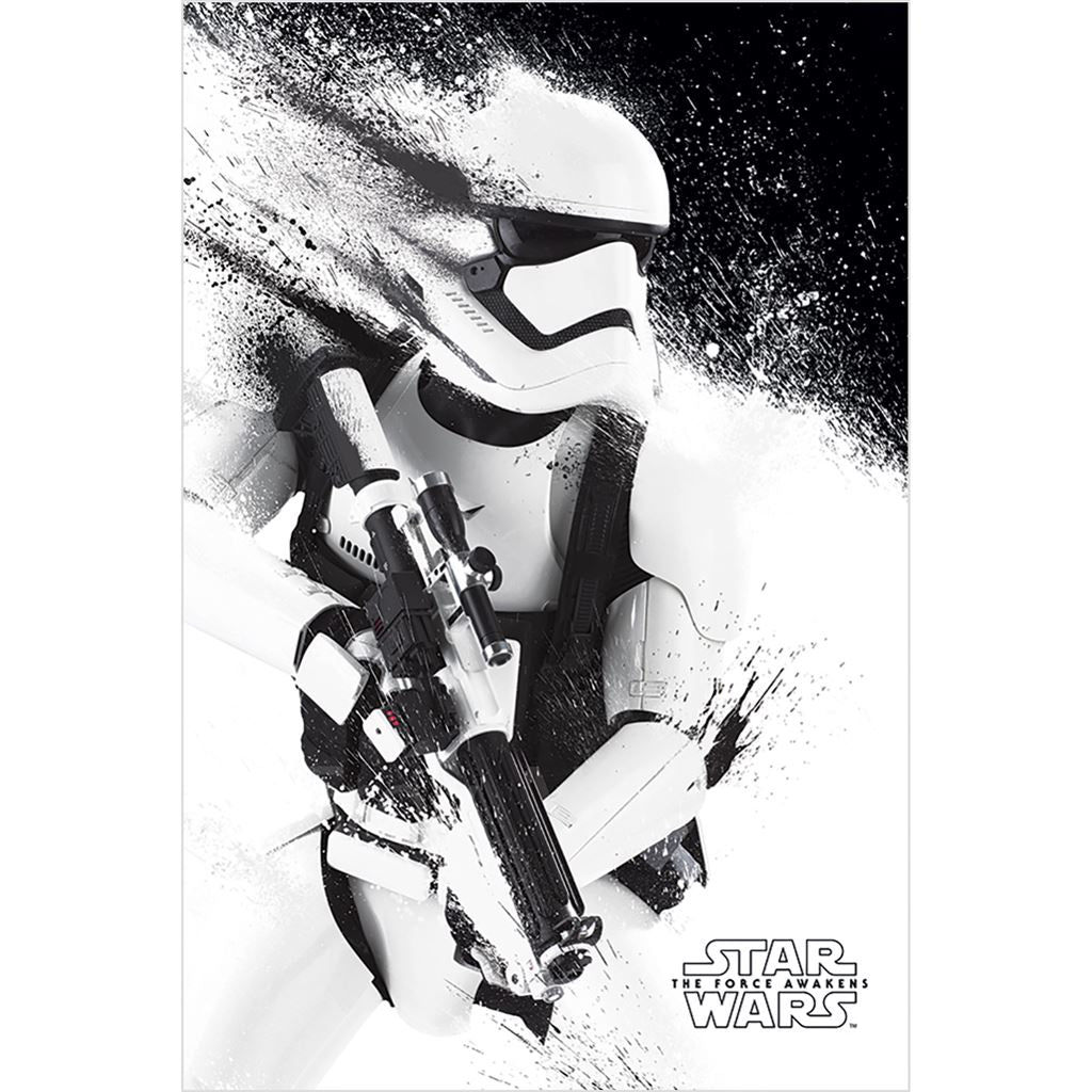Star Wars Epvii (Stormtrooper Paint)  61 X 91.5cm Maxi Poster