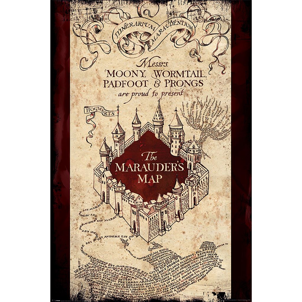 Pyramid international Harry Potter coffret cadeau Marauders Map